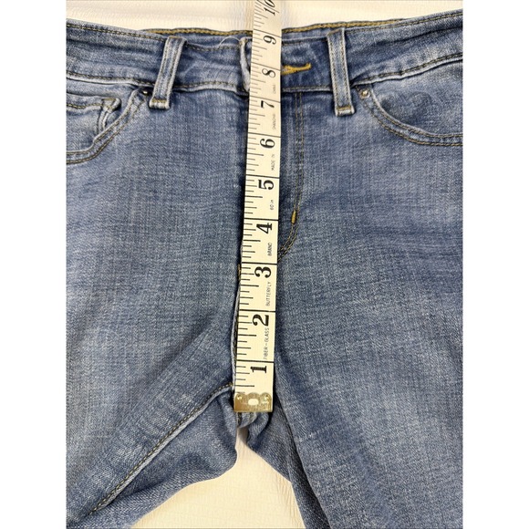 Levi's Jeans Women's 27 Blue Denim Cotton Stretch Pockets Skinny Leg Zip Fly - Picture 4 of 6